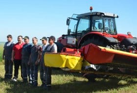 Demo-show of fodder conservation machinery, Juny 3rd, 2014