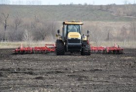 Sowing campaign in Kursk oblast, April, 2015