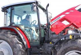 Unveiling of the Massey Ferguson 6713 tractor in Kurgan, March 23d, 2017