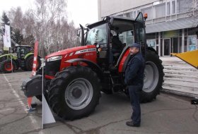 Unveiling of the Massey Ferguson 6713 tractor in Omsk, April 18th, 2017