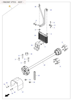 FRONT PTO KIT