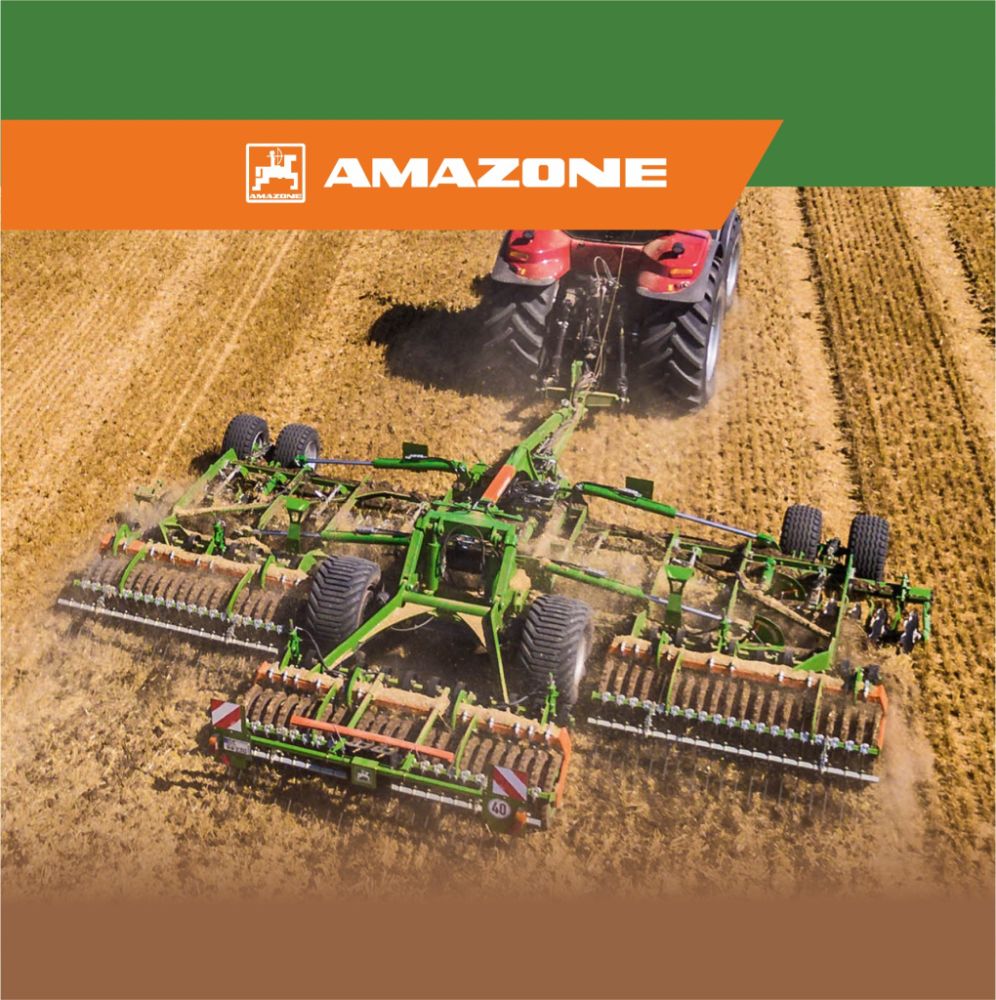 Дисковая борона Catros+ 8003-2TX с катком DW